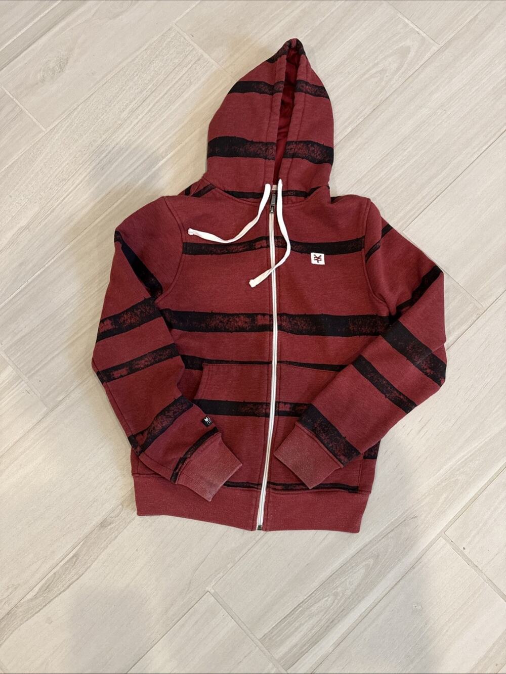 Y2K/2000s ZOO YORK PATCH LOGO FULL ZIP RED L Youth